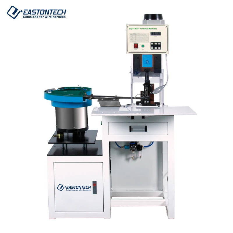 EASTONTECH EW 5055 провода насос обжимной станок с Вибрационный питатель для свободные