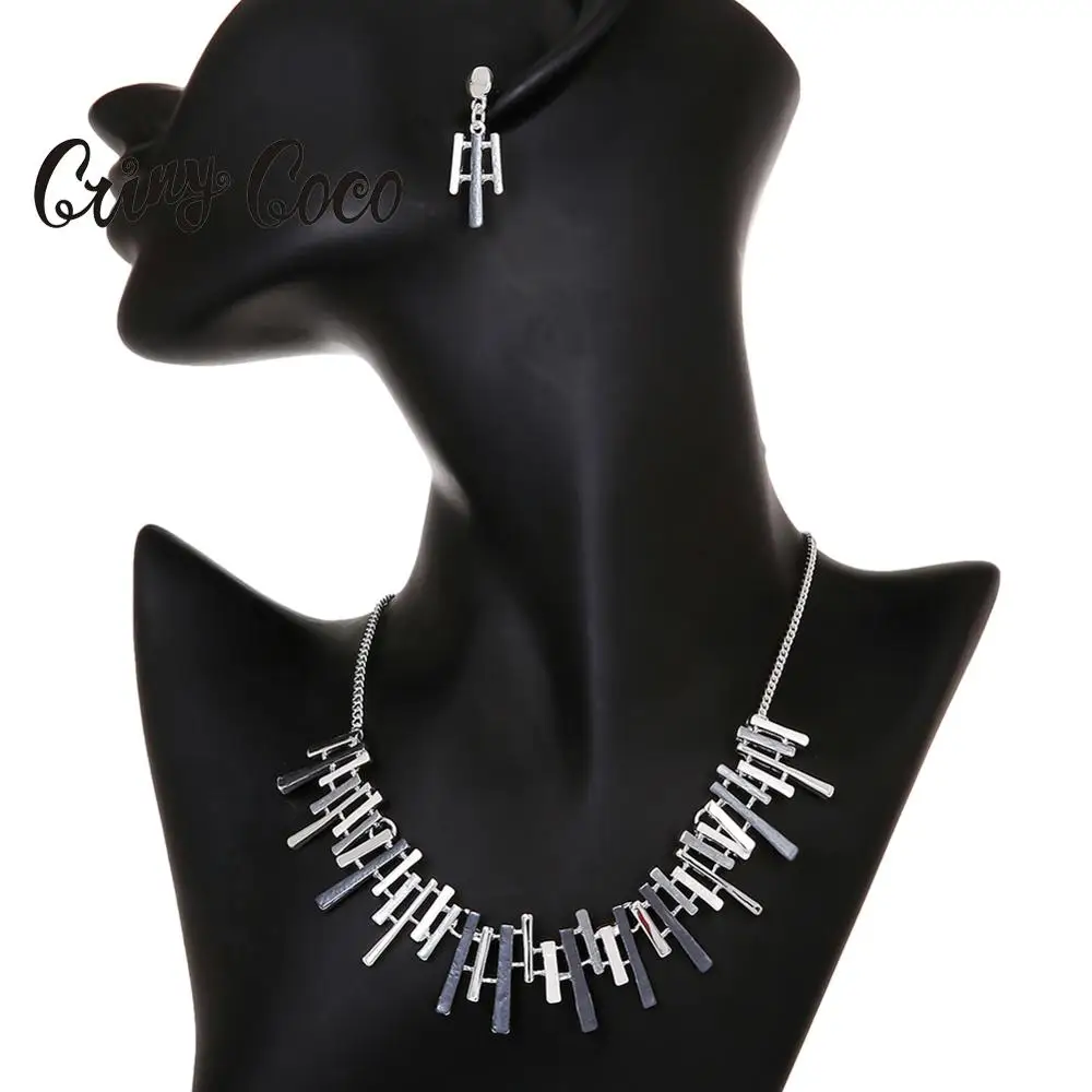 

Cring Coco Trendy Geometric Necklace Fashion Woman Pendants Choker for Party Women's Necklaces Boho Jewelry Best Friend Gifts