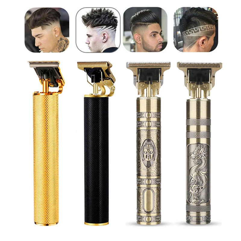 

USB Rechargeable T9 Trimmer Hair Clipper Professional Hair Trimmers Beard Trimmer One Blade For Men Barber Hair Cutting Machine