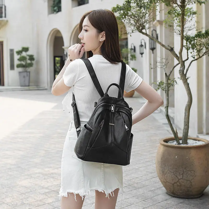 Модный женский рюкзак Водонепроницаемый дорожный книжный школьный люксовый