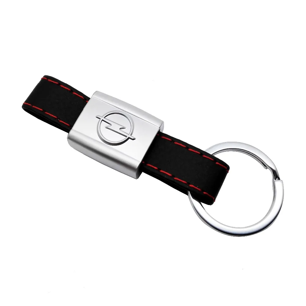 

Car-Styling Leather Keychain Car Key Ring Keyring Auto Key Holder For Opel Insignia Astra G H J Corsa Mokka Zafira Vectra Meriva