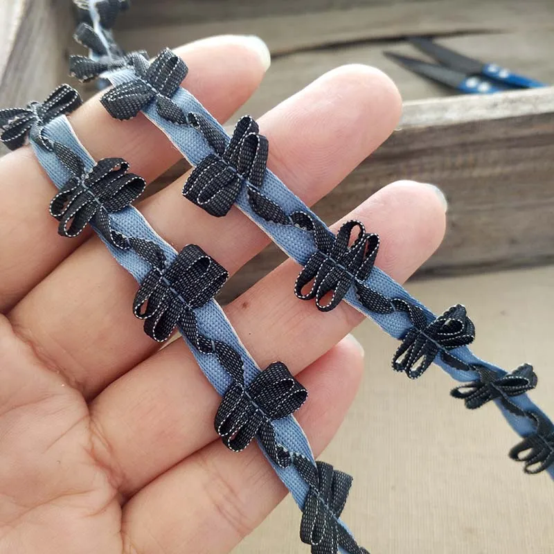 1 м новейшая кружевная ткань высокое качество бант лента кружевной материал