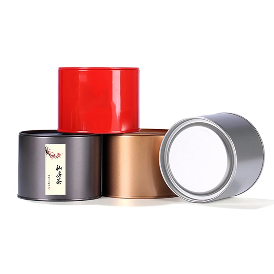 Звездная упаковка 2 унции 60 г винтовые круглые банки металлические жестяные