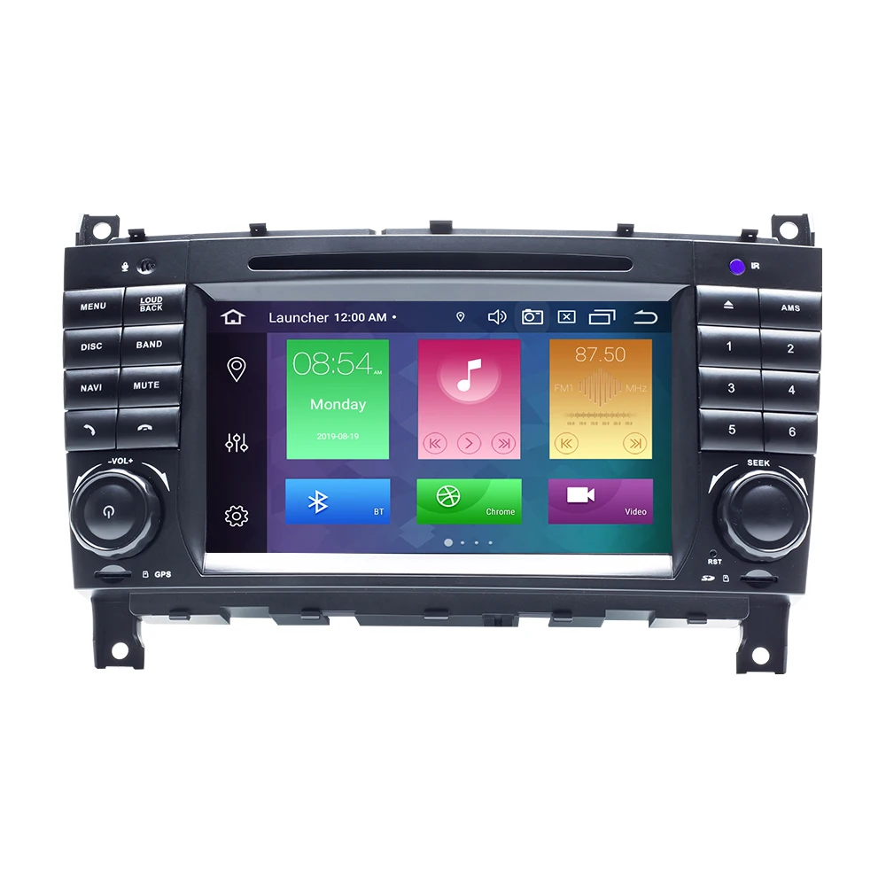 Автомобильное радио 2 Din Android 10 мультимедиа для Mercedes/Benz W203 W219 A-Class A160 C-Class C200 CLK200