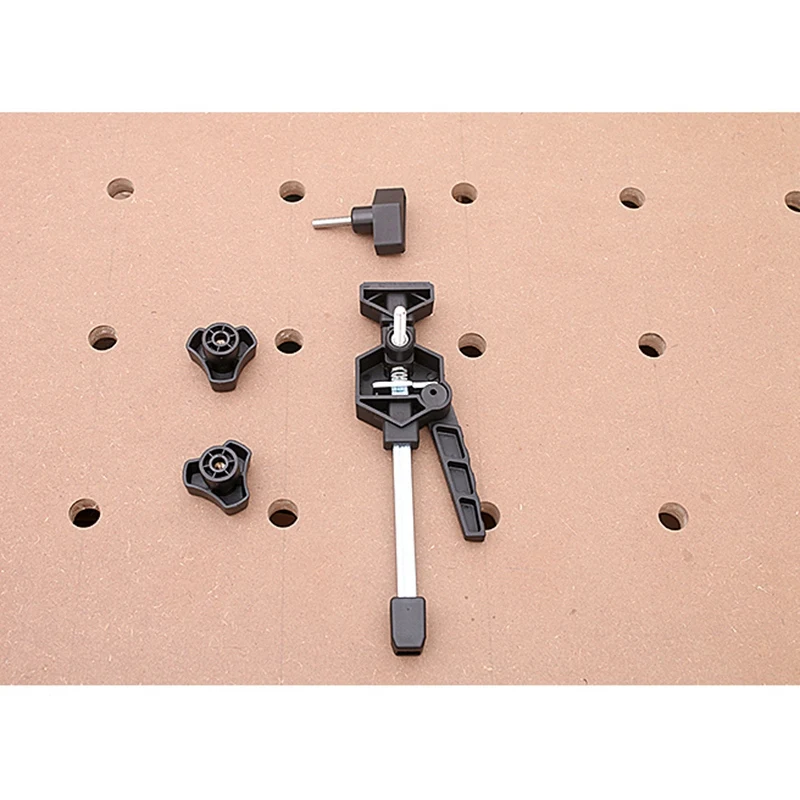 Woodworking Clamper Adjustable Quick Release Grip Clamp Fixed Jaw Parallel | Инструменты