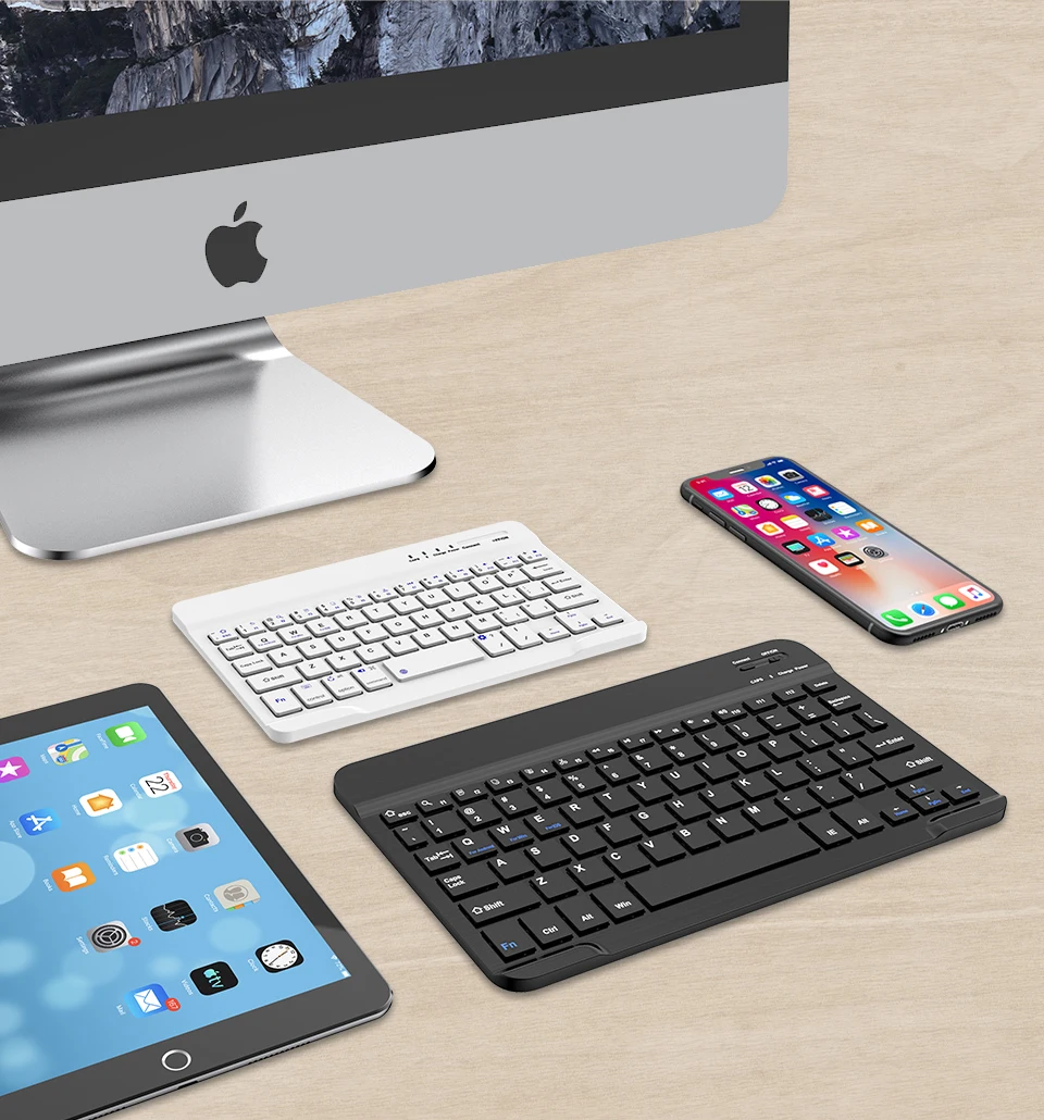 Coolreall Беспроводная клавиатура для IOS Ipad Android планшетный ПК Windows Bluetooth клавиатура Ipad Bluetooth клавиатура для iPhone samsung