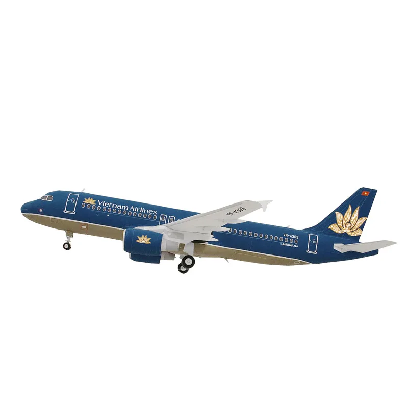 1:72 Вьетнам Япония Kyushu аэробус A320 модель пассажирского самолета коллекционные