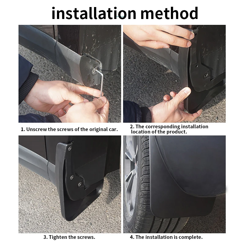 

For Volkswagen VW Polo 2004-2020 2010 2013 2014 Mud Flaps Mudflaps Splash Guards Front Rear Mudguards Fender Car Accessories