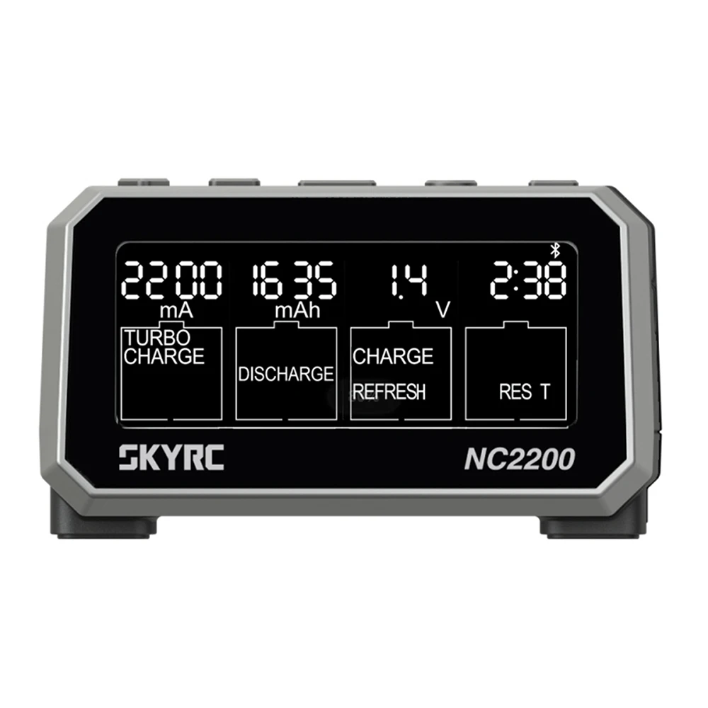 skyrc nc2200 12v2 0a 4 slots aa aaa battery charger analyzer nimhnicd batteries charger discharge turbo fast charge refresh free global shipping