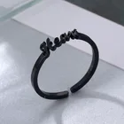 Кольцо с именем на заказ из нержавеющей стали, регулируемое кольцо с буквами, подарок для матери, праздничный подарок, кольцо с именем на заказ