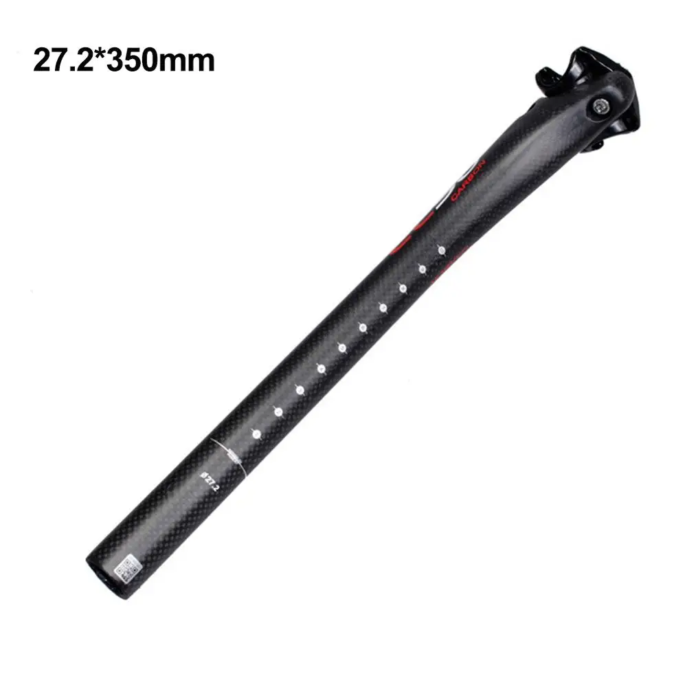 

Full Carbon Mtb Bike Seatpost Seat Tube Road Bicycle Seatpost Mountain Bike Seatpost 27.2 31.6-350/400mm for Mountain Bike Fixed