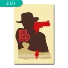 Холщовый постер Red Dead выкуп 2, настенный художественный принт, картина, обои 20x30 60x90 см, Декоративная Настенная картина для гостиной