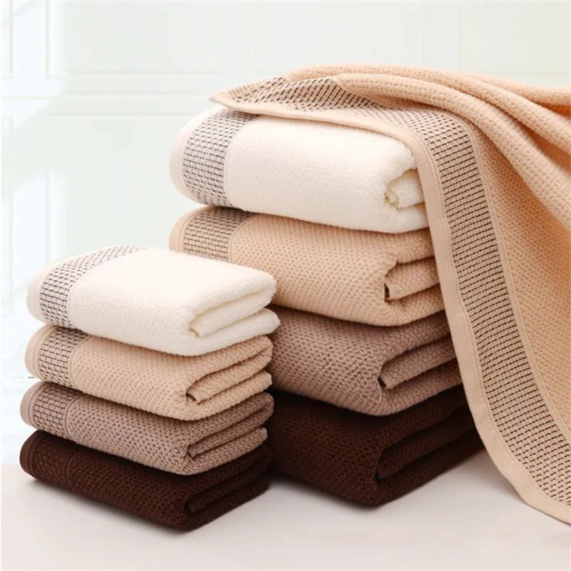 Махровое Хлопковое полотенце с Сотами для мужчин женщин домашних гостей