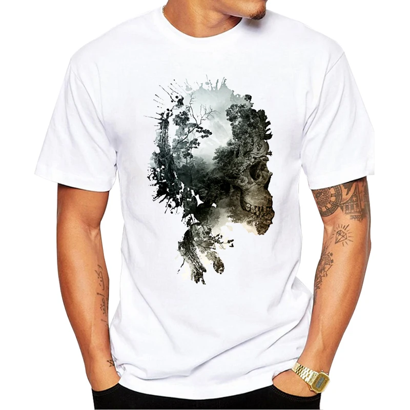 Мужская футболка с круглым вырезом в стиле ретро | одежда