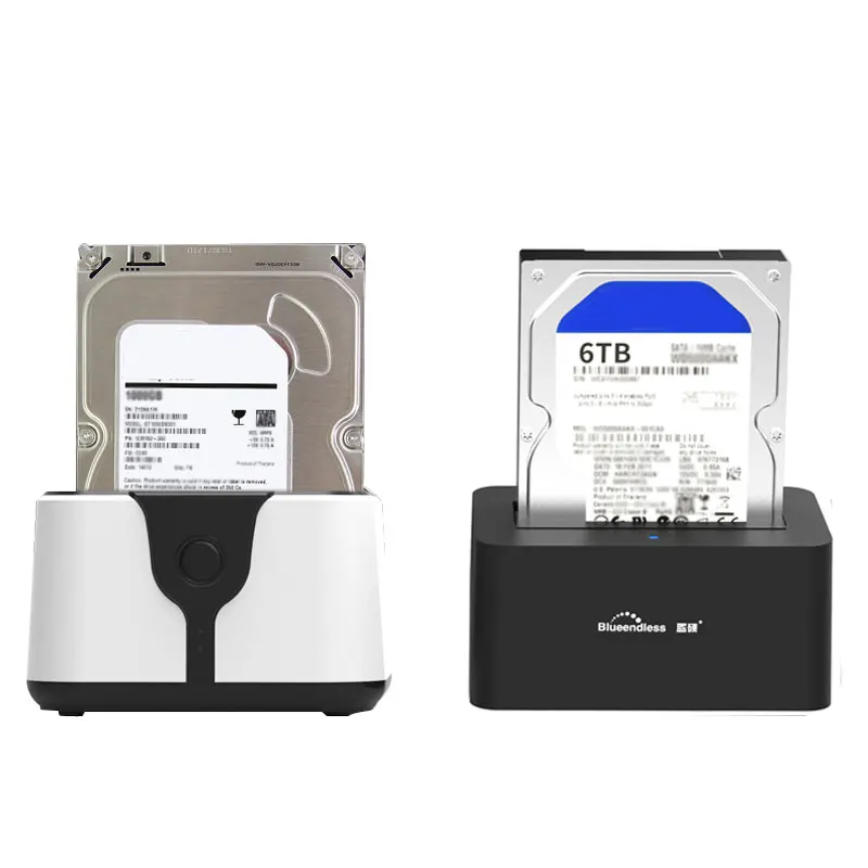 2 Bay SATA USB 3 0 SSD HDD чехол Usb жесткий диск Корпус для внешнего жесткого диска док