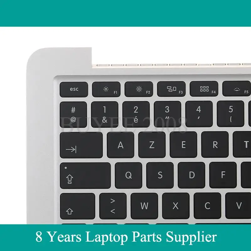 A1502 Topcase Французская клавиатура 2013 2014 года для Macbook Azerty с подсветкой Trackpad замена