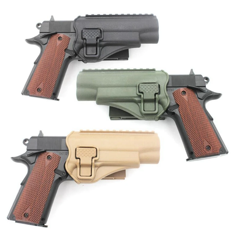 

Тактическая кобура для пистолета Colt 1911 Airsoft кобура для пистолета чехол для пистолета пояс для правой руки поясной кобура Охотничьи аксессуа...