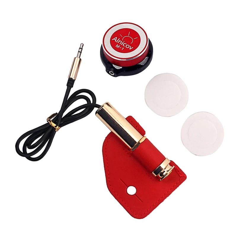

Microphone Piezo Pickup with Amplifier Cable for Violin Cello Banjo Ukulele Mandolin Guitar Accessories
