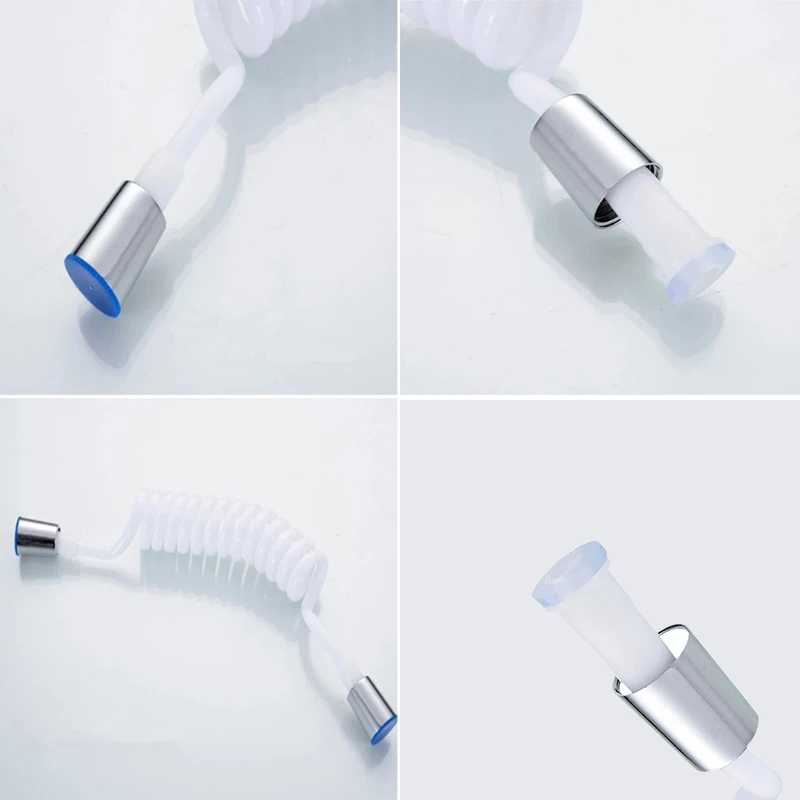 Telephone line Shower Hose PU Bathroom Spring Flexible for Water Plumbing Toilet Bidet Sprayer Accessories |
