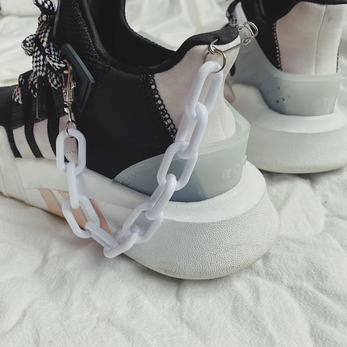 

Chain shoe buckle decoration pendant wet shoe ornament bag colorful chain pendant ornament