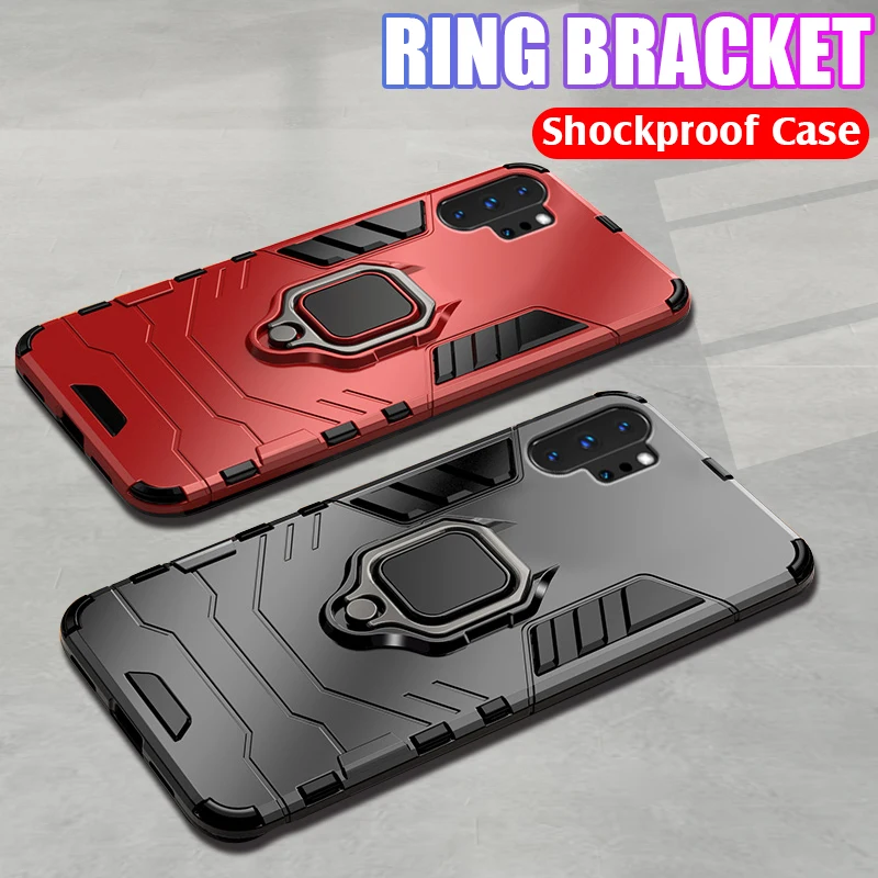 Роскошный чехол броня противоударное кольцо TPU для телефона Samsung Galaxy S8 S9 S10 плюс S10e
