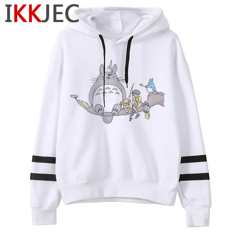 Totoro Studio Ghibli Harajuku Kawaii толстовки женские Ullzang Хаяо Миядзаки Забавный мультфильм толстовка 90s Графический милый с капюшоном Женский - Цвет: 2651