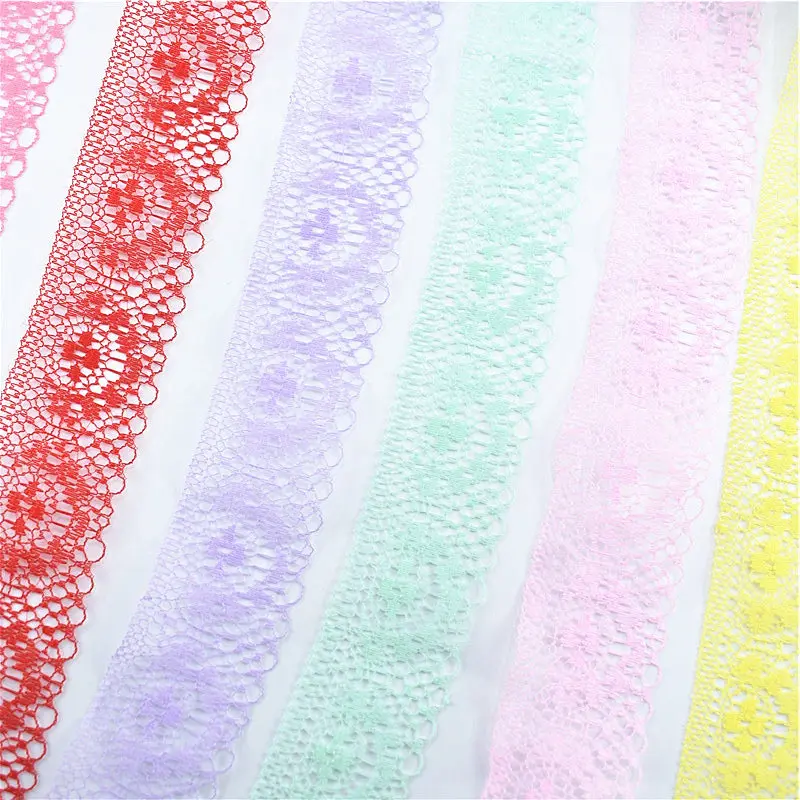 10 метров 15 Цвета кружево лента тесьма 40 мм Фурнитура для бижутерии африканская