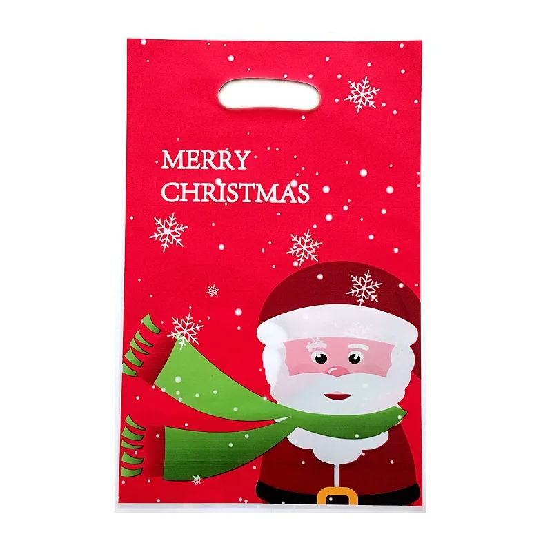 10 шт./лот Baby Shower вечерние Дети сувениры с темой веселого Рождества пластиковые