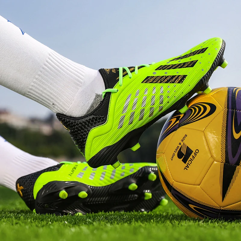 

2021 New Arrive Fg Football Boots Comfortable Soft Breathable Soccer Cleats Academy Artificial Grass Outdoor Sport Shoes