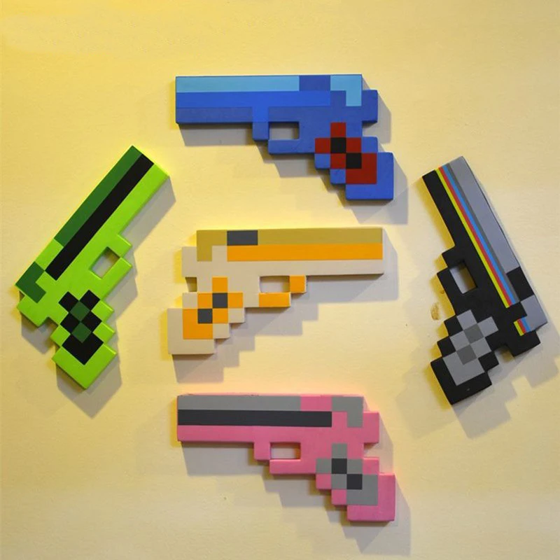 2020 новый дизайн My World Foam Алмазный пистолет меч топор EVA модель игрушки подарок для