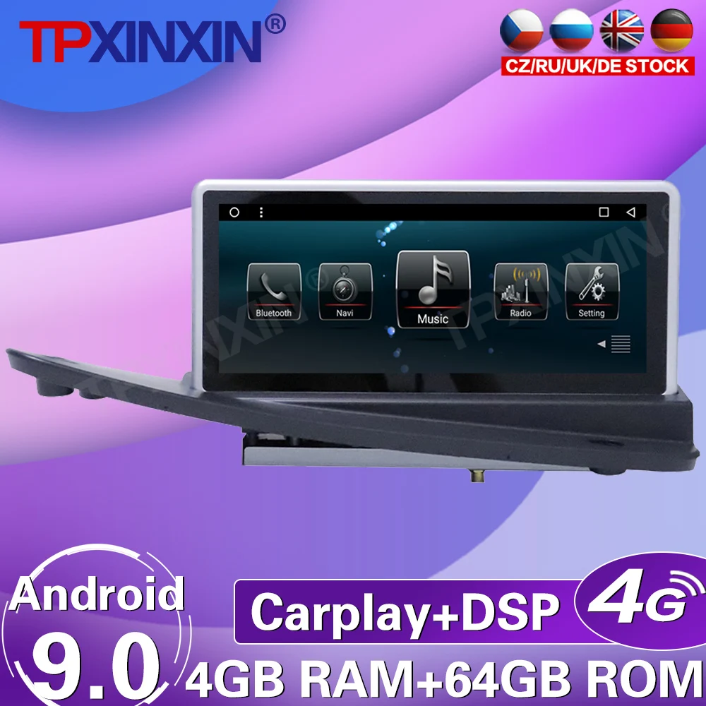 

4+64G For Volvo S80 2004 2005 2006 2007 2008 2009 2010 2011 Android Car Stereo Tape Recorder Multimedia Player GPS Navi Carplay