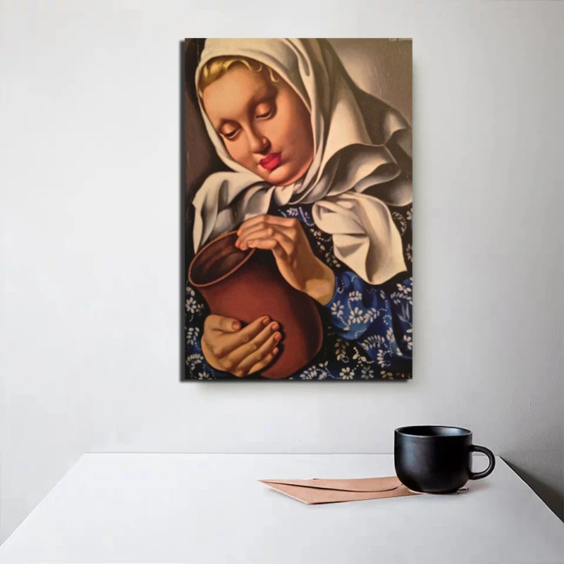 Poster Vintage Tamara de Lempicka Canvas Painting Prints Living Room Home Decoration Modern Wall Art Oil Picture | Дом и сад