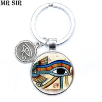 ancient egypt the eye of horus keychain ancient egyptian horus eye charm anka cross key chain keyring men women accessories gift