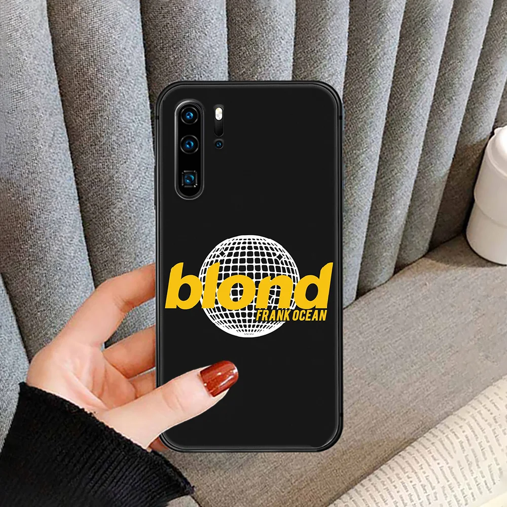 

Frank Ocean Blonde Phone case cover For Huawei P Mate Smart 10 20 30 40 Lite Z 2019 Pro black black bumper 3D shell luxury prime