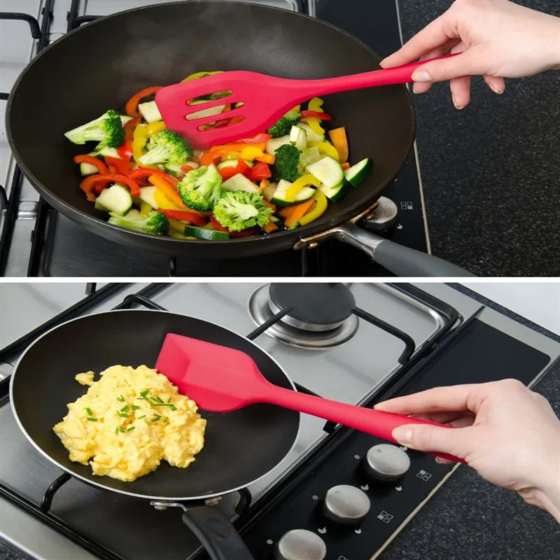 5 шт. силиконовые кухонные принадлежности набор кухонной утвари термостойкие