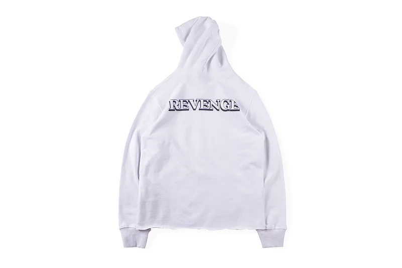 

2021 Revenge Black Ring Print Hooded Sweatshirt Men Women Couple 100% Cotton Hoodies Oversized Hip-hop High Street Hoodie