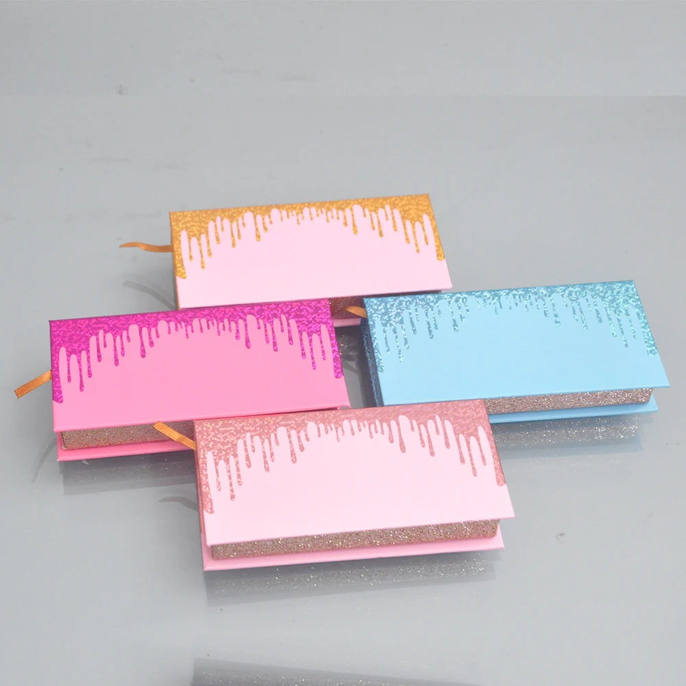 

Bulk items Wholesale False Eyelash Packaging Box custom logo eyelashes box package Faux 3D Mink lashes strip empty cases Vendors