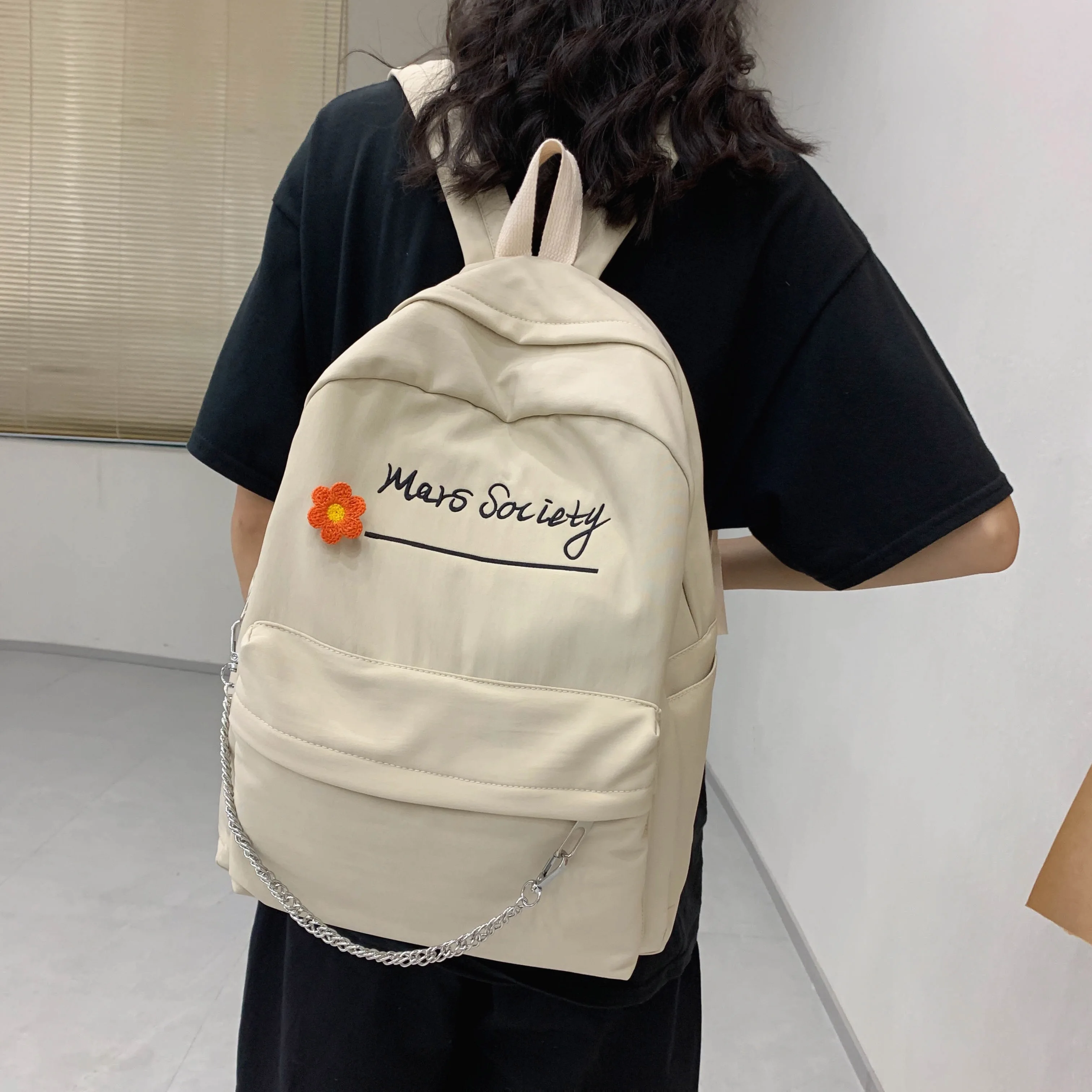 Повседневный Черный холщовый рюкзак школьные сумки для мальчиков и девочек