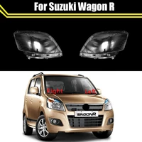 car front headlight glass headlamps transparent lampshade lamp shell headlight cover lens for suzuki wagon r auto light caps