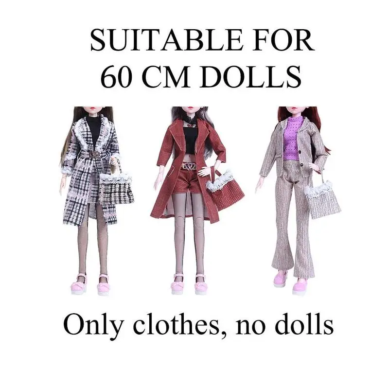 

60 Cm Doll Fashion Fashion Skirt Clothes Suit Girl Doll Toy B3D4