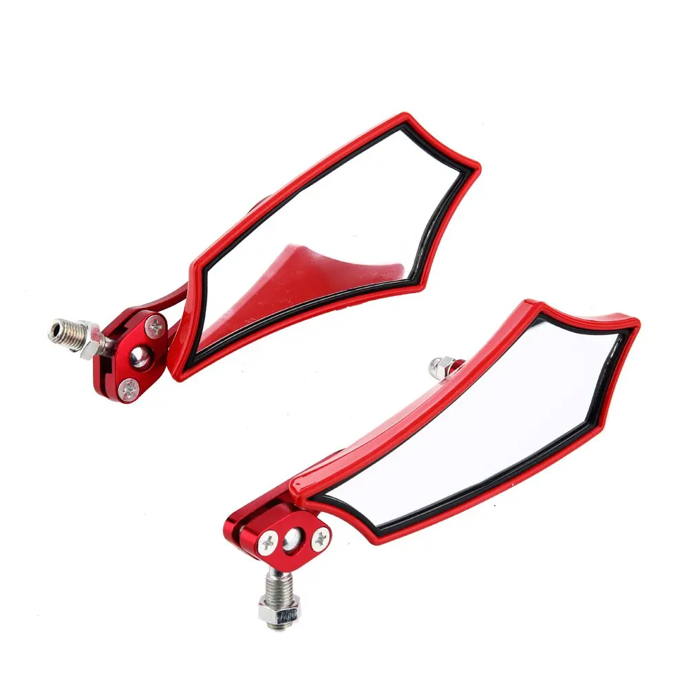 

Распродажа, 1 пара, 4 цвета на выбор, регулируемый на 180 градусов, ABS пластик + металл, запчасти для мотоцикла, зеркала заднего вида, скутера для ...