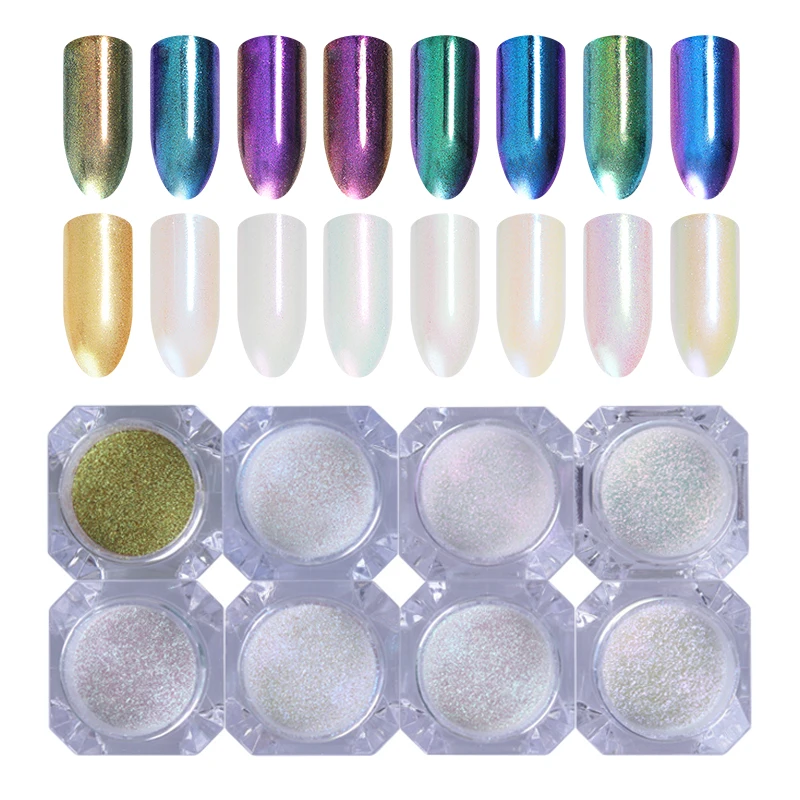31 узор блеск для ногтей мерцающий зеркальный порошок Блестящий сахар