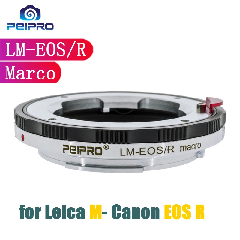 Адаптер для объектива PEIPRO LM-EOS R Marco Leica M Mount Lens To Canon EOS RP Cameras R5 R6 5DS 6D Mark II |
