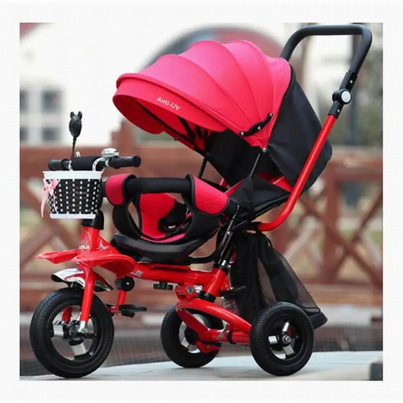 

Baby pram baby stroller child tricycle adjust seat child carriage child bike three in one for 6 month-6 years baby pushchair