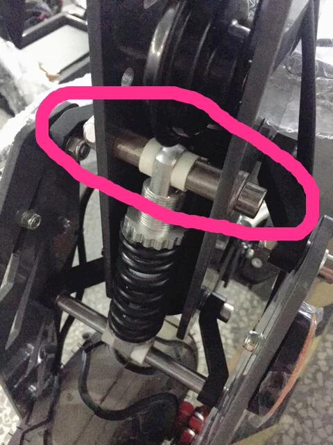 Maxmov электрический скутер вызывающий передний амортизатор фиксированная ось 10 мм