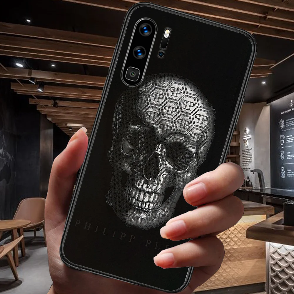 

luxury Brand qp Phone Case For Huawei P Mate Smart 10 20 30 40 Lite Z 2019 Pro black Waterproof Pretty Funda Luxury Bumper Trend