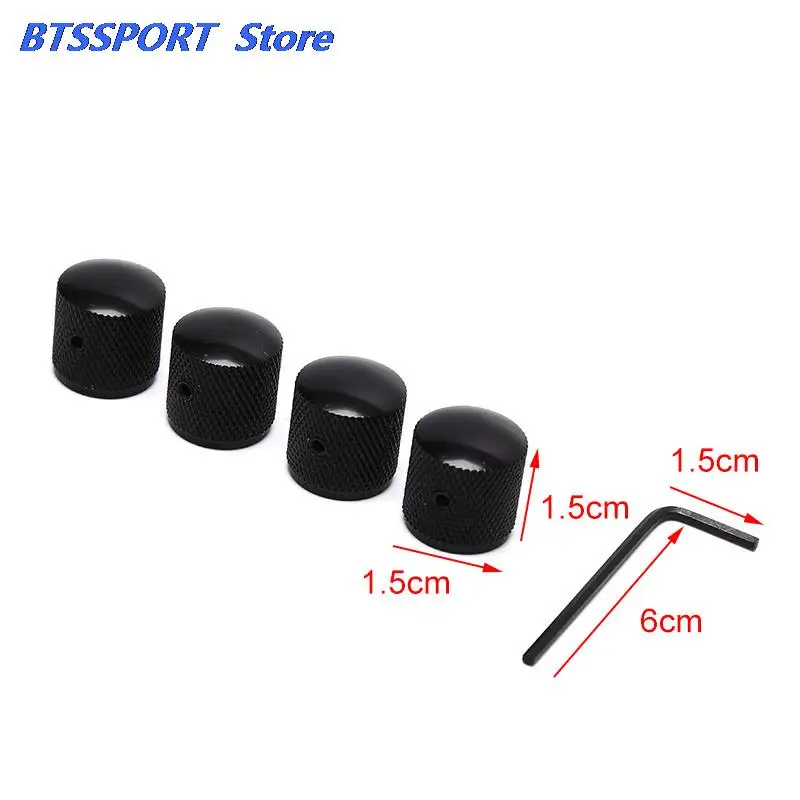 4 шт. бас купольные ручки для электрогитары/бас Ручка управления громкостью