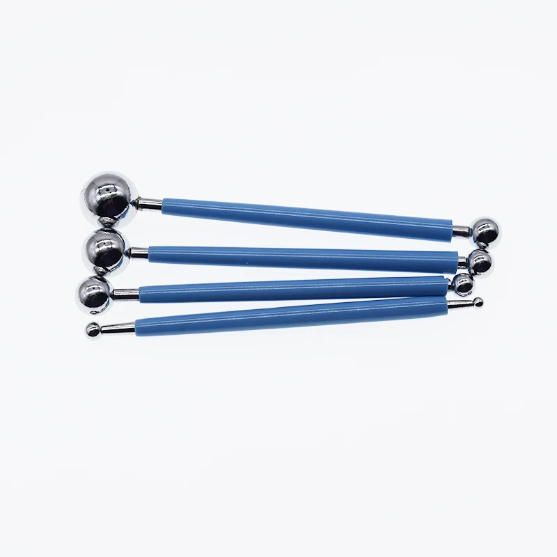 Инструмент для работы с полимерной глиной 4 шт./набор Стилус из нержавеющей стали