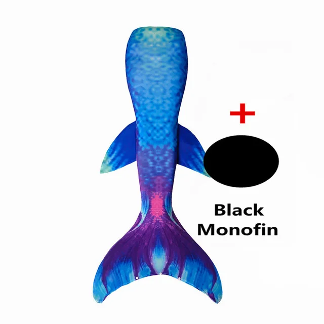 Купальный костюм Русалочки с моноластами для девочек Детский купальный хвостом