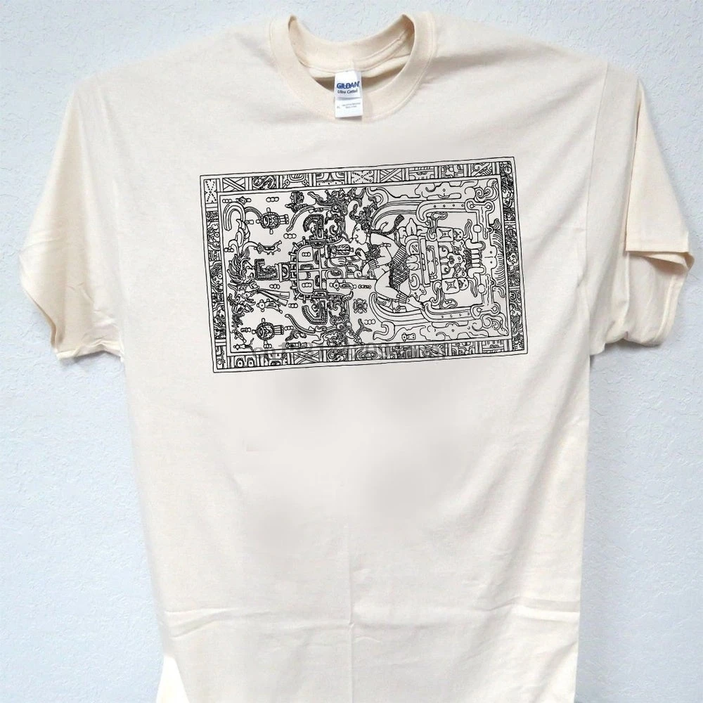 The Mayan Antique ALIEN PAKALShip CoolRetro футболки до 5XLT 122 | Мужская одежда